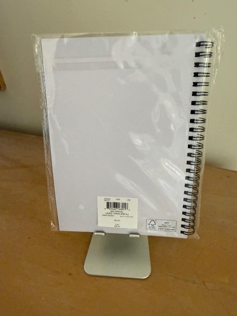 NEW Coach 6 x 8 52 Page Spiral Notebook Journal Diary Refill - Picture 3 of 4